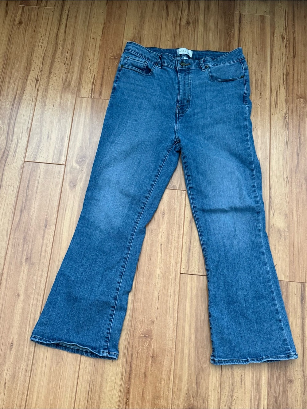 Frame High Waist Denim with Flare